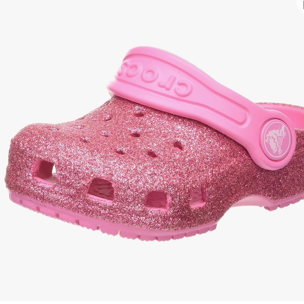Glitter Pink Crocs